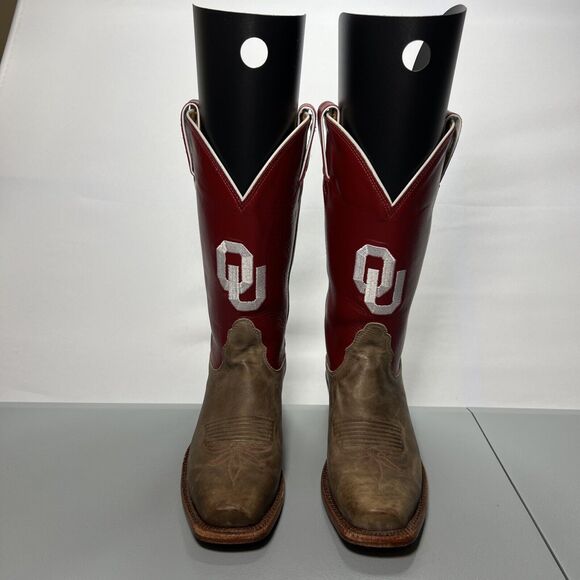 Vtg Nocona Women’s Boots NCAA University O F Oklahoma Sz 7 B* main image 4
